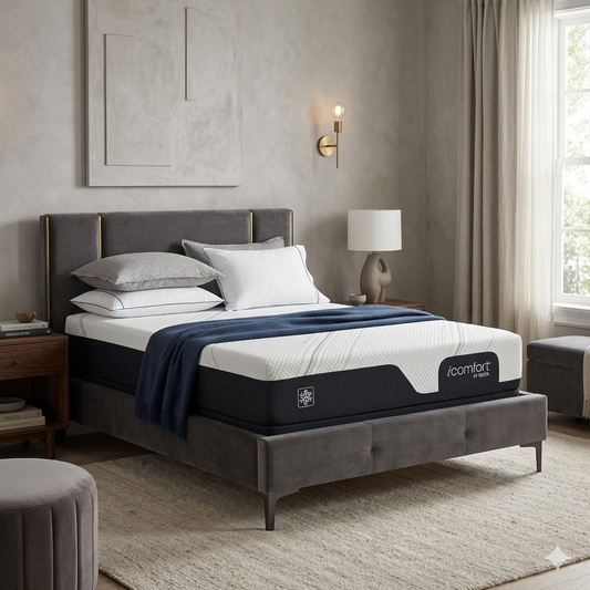 Pocket coil and gel foam 10 inches.