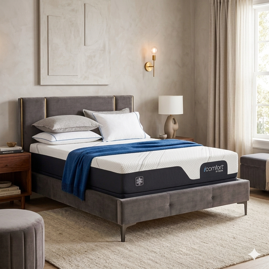 Pocket coil and gel foam 10 inches.